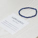 Image of Mala Bracelet Natural Lapis Lazuli Mini Bracelet Third Eye Transcend