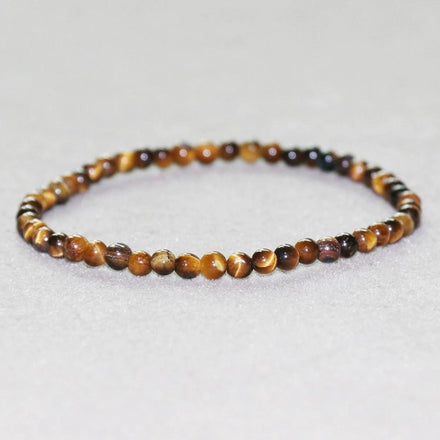 Mala Bracelet Natural Tiger Eye Mini Bracelet Third Eye Transcend