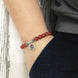 Image of Mala Bracelet Om Natural Carnelian Bracelets Third Eye Transcend