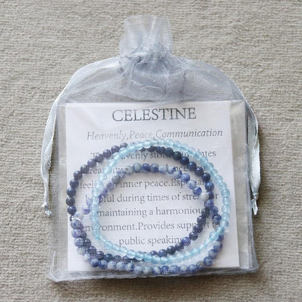 Mala Bracelet Peace Natural Mini Bracelet Set Third Eye Transcend