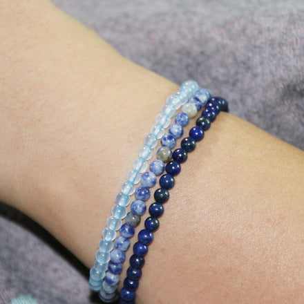 Mala Bracelet Peace Natural Mini Bracelet Set Third Eye Transcend