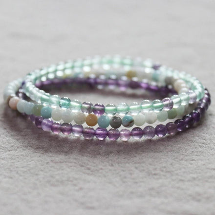 Mala Bracelet Serenity Natural Mini Bracelet Third Eye Transcend