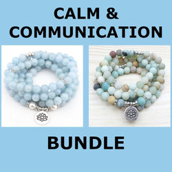 Mala Calm and Communication Bundle Third Eye Transcend