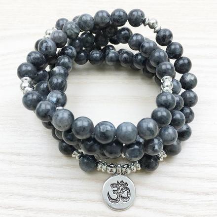 Mala Calming & Transformation Bundle bead amethyst Third Eye Transcend amazonite mala meditation stone crysal reiki crystal healing bracelet necklace yoga bracelet yoga beads