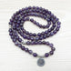 Image of Natural Amethyst Lotus Mala