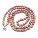 Image of Mala Natural Rhodonite Lotus Mala bead amethyst Third Eye Transcend amazonite mala meditation stone crysal reiki crystal healing bracelet necklace yoga bracelet yoga beads