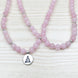 Image of Mala Natural Rose Quartz Buddha Mala bead amethyst Third Eye Transcend amazonite mala meditation stone crysal reiki crystal healing bracelet necklace yoga bracelet yoga beads