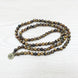 Image of Mala Natural Tiger Eye Om Mala bead amethyst Third Eye Transcend amazonite mala meditation stone crysal reiki crystal healing bracelet necklace yoga bracelet yoga beads
