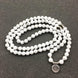Image of Mala Natural White Howlite Lotus Mala bead amethyst Third Eye Transcend amazonite mala meditation stone crysal reiki crystal healing bracelet necklace yoga bracelet yoga beads