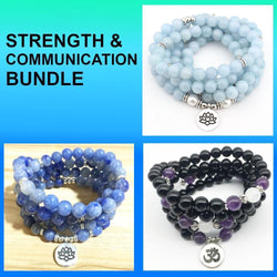 Mala Strength & Communication Bundle Third Eye Transcend