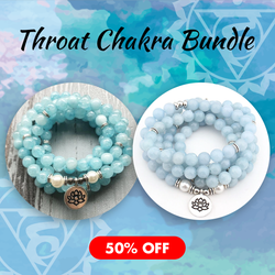 Mala Throat Chakra Bundle Third Eye Transcend