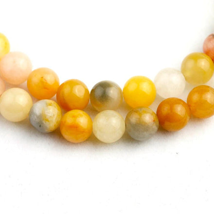 Natural Yellow Aventurine Lotus Mala