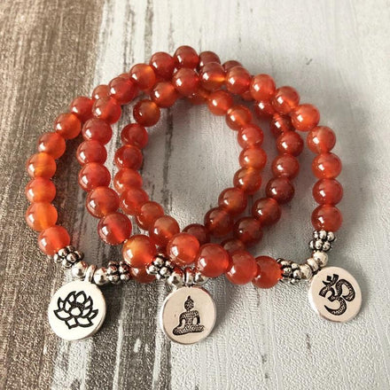Natural Carnelian Bracelets Third Eye Transcend