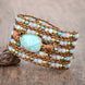 Image of Amazonite Peaceful Wrap Bracelet