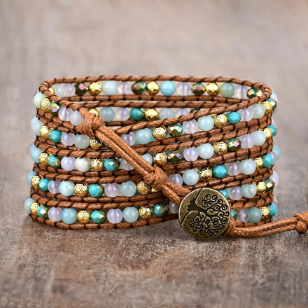 Amazonite Peaceful Wrap Bracelet