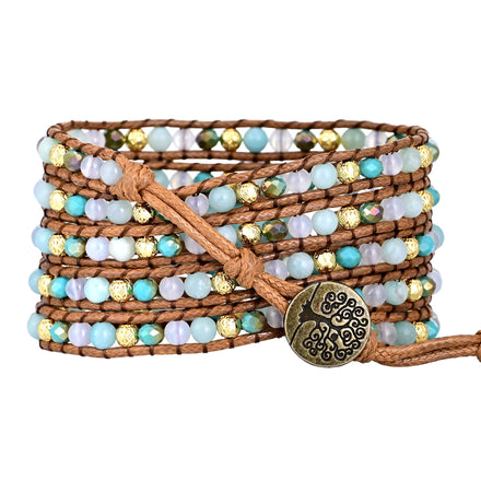 Amazonite Peaceful Wrap Bracelet