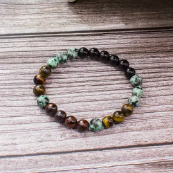Black Onyx African Turquoise Beads Bracelet