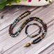 Image of Black Onyx African Turquoise Beads Mala