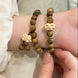 Image of Natural Sandalwood Lotus Bracelets