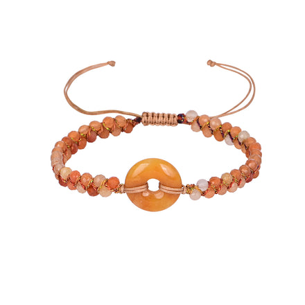 Orange Calcite Natural Bracelet