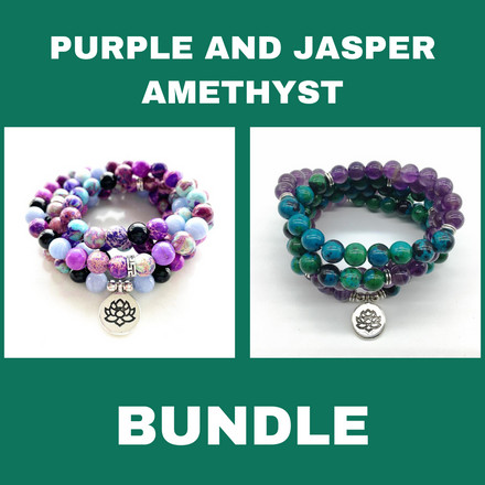 Purple Jasper and Amethyst Bundle