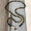 Image of Bracelet Duplicate of Natural Healing Wrap Bracelet 7 bead amethyst Third Eye Transcend amazonite mala meditation stone crysal reiki crystal healing bracelet necklace yoga bracelet yoga beads