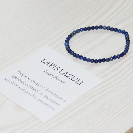Mala Bracelet Natural Lapis Lazuli Mini Bracelet Third Eye Transcend