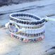 Image of Mala Bracelet Natural Protection Wrap Bracelet Third Eye Transcend