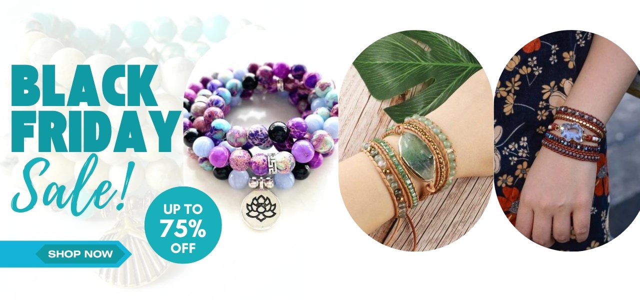Black Friday up to 75% OFF! Malas and natural stone jewelry